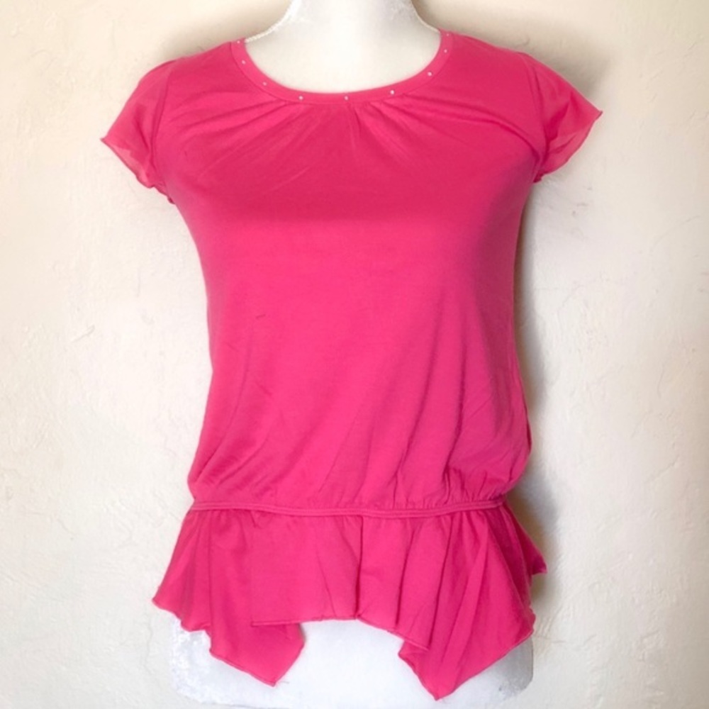 Girls‎ Fuchsia pink shirt Size Large